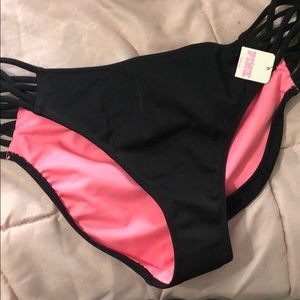 Pink bikini bottoms size medium
